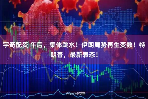 宇奇配资 午后，集体跳水！伊朗局势再生变数！特朗普，最新表态！